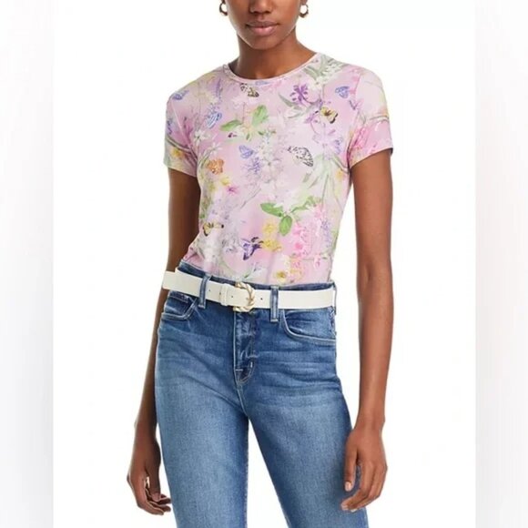 L'AGENCE Ressi Crewneck Tee - Picture 1 of 10